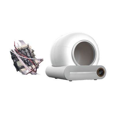Ceramic Automatic Pet Litter Box With APP Support Customized Production