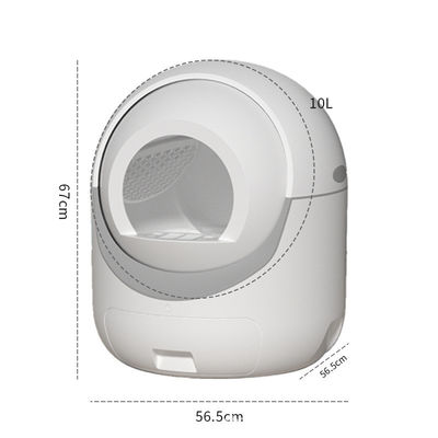 WiFi Enabled Smart Cat Litter Box With Odor Control Remote Monitoring And Notifications