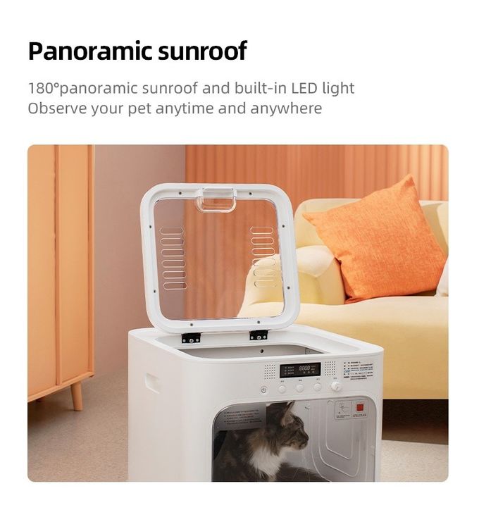 Low Noise Automatic Pet Drying Box One Step Service Easy To Clean Safe And Reliable 0