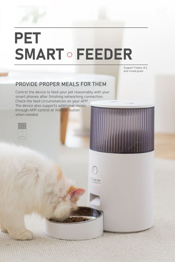 Wifi Automatic Cat Food Dispenser App Remote Control Automatic Dog Food Dispenser 0