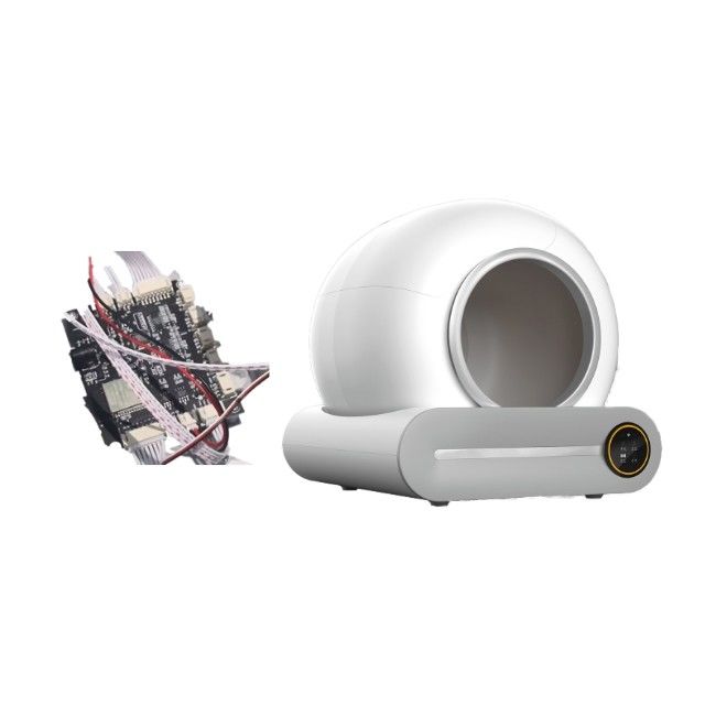 Ceramic Automatic Pet Litter Box With APP Support Customized Production 0