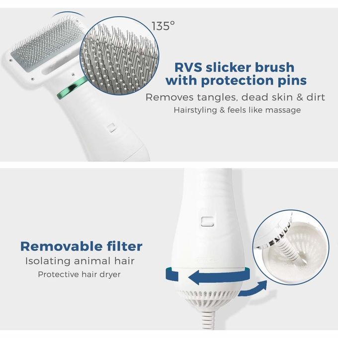 Vacuum Dog Grooming Kit Pets Hair Vacuum Rotary Button Dog Hair Grooming Machine 0